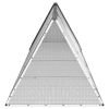 Rabbit Cage Anthracite 158.9"x31.7"x28" Galvanized Steel