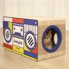 Tinklylife Cat Condo Scratcher Post Cardboard, Rectangle Shape Stereo Pattern Cat Scratching House Bed, Green Colour