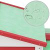 Outdoor Large Rabbit Hutch Red and White 57.1"x17.7"x33.1" Wood